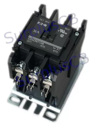 C25DNY138 30A 3-pole Definite Purpose Contactor W/ 120Vac Coil • $30