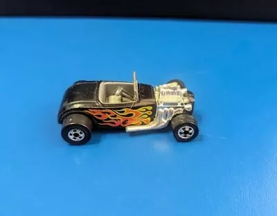 Vintage Hot Wheels Black Hot Rod '32 Ford Roadster 1973 Blackwall Tires Hot Rod • $21.50