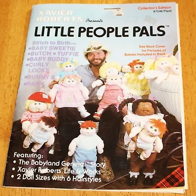 Plaid ~ LITTLE PEOPLE PALS DOLLS Book #7546 - Xavier Roberts - Guc • $4.29