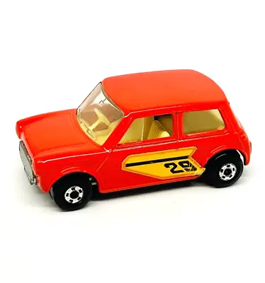Matchbox Lesney Superfast 29 Racing Mini In Orange Orange Outline Labels Mint! • £16