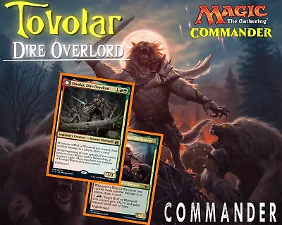 Tovolar Dire Overlord Werewolf MTG EDH Commander Deck Werewolf Tribal 0413 • $39.60