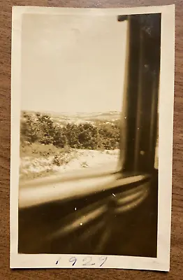$12.99 • Buy Vtg 1929 Mountains Hills Trees Antique Car Window Driving Real Photograph P6h11