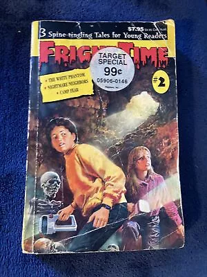 Fright Time Teen Book Short Stories Thriller Spine Tingling Tales 1995 Vintage • $8.88