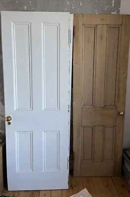 £75 • Buy Five Victorian 4 Panel Pine Doors