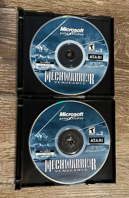 Microsoft MechWarrior 4: Vengeance (PC 2000) - 2 CD's • $6.50