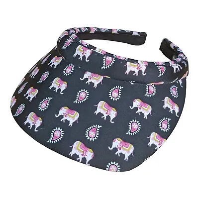 Vera Bradley Sun Visor Retired Pink Elephant Golf Tennis Hope Visor Hat Cap • $15