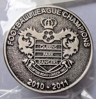 QPR Queens Park Rangers Football Badge Football League Champions 2010-11 BNWT - • £4.20