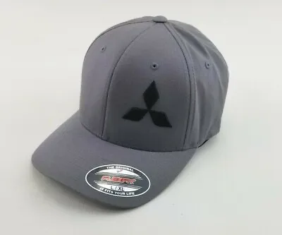 Mitsubishi Hat FlexFit Hat FlexFit Cap Custom Fitted Hat 3d Embroidery Hat • $27