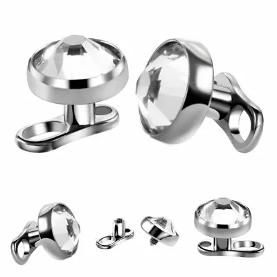 £46.85 • Buy 10pcs Micro Dermal Titanium Piercings Set Anchor Base For Body Piercing Jewelry