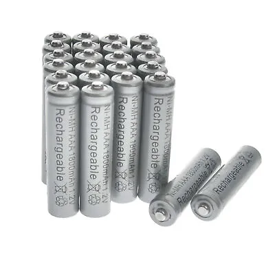 24pcs NIMH Battery 1.2V AAA 3A 1800mAh Rechargeable Batteries CA • $15.51