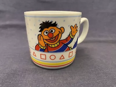 Vintage Original Sesame Street Bert & Ernie Mug Muppets Shapes CTW JMP Porcelain • $12