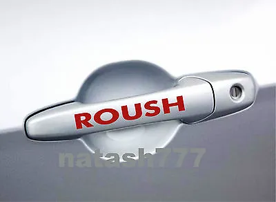 2 - Ford MUSTANG ROUSH Racing  Door Handle Decal Sticker Emblem Logo RED • $9.99