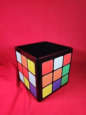 Rare Vintage 80s Rubics Cube Ice Bucket / Desk Caddy Retro Collectable Free Post • £19.99
