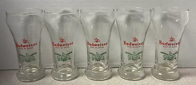 Lot Of 5 Vintage Budweiser Sham Beer Glasses • $15