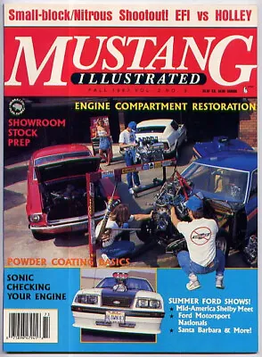 Mustang Illustrated Magazine Fall 1987 Vol. 2 No. 3 • $9.99