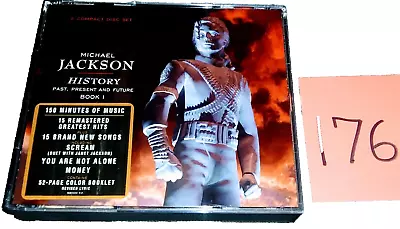 History By Michael Jackson (CD 1995) 2 Disc CD Rare Classic Collectible Music • $22.99