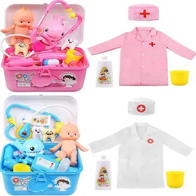 Kids Doctors Set Pretend Doctor Kit Toys Medical Playset Educational Toys For 3+ • £8.99