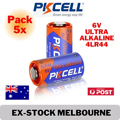 5X Pack 4LR44 Battery 6V Bark Dog Collar CITRONELLA L1325 PX28A A544 V34PX 476A  • $6.50