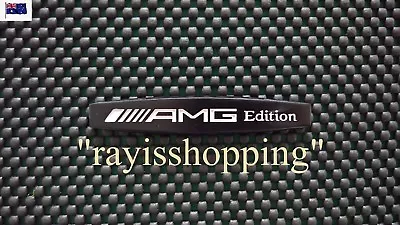 BLACK & WHITE AMG Edition Mercedes Benz AMG Decal Sticker Badge Car Sticker 3D • $18.01