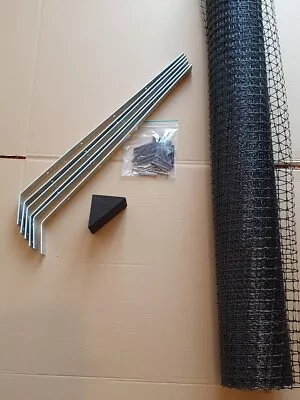 £3 • Buy Cat Proofing Fencing Kits,10m 70m,mesh,6 Per 10m,galvanized Brackets Inc Corners