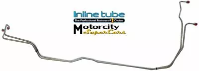 Inline Tube 72 Chevelle Transmission Trans Cooler Lines T-400 2Pc Set W Clips • $45