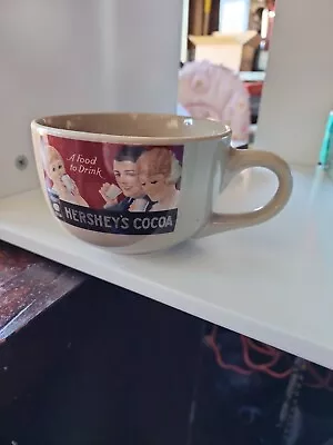 New Hershey Cocoa Vintage Oversize Ceramic Coffee Cup Mug Soup Bowl 24oz #31582 • $4.99