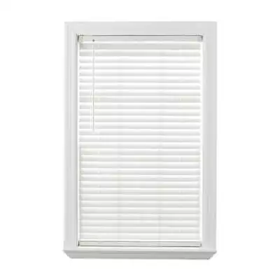 Better Homes & Gardens 2  Cordless Faux Wood Horizontal Blinds Antique White • $31.24