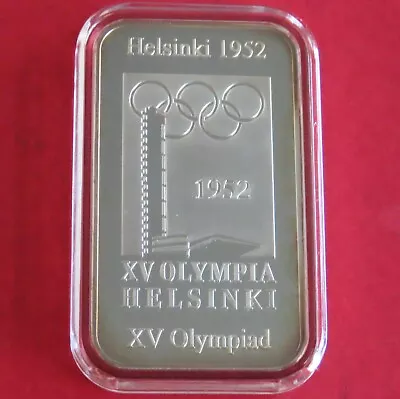 Helsinki 1952 Olympic Games Host City Silver Proof Ingot - London 2012 • £49.95