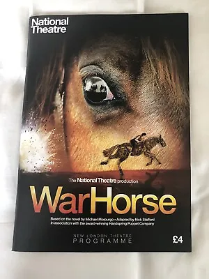 WAR HORSE 14 National Theatre Programme Josie Walker Tom Hodgkins Oliver Beamish • £4.99