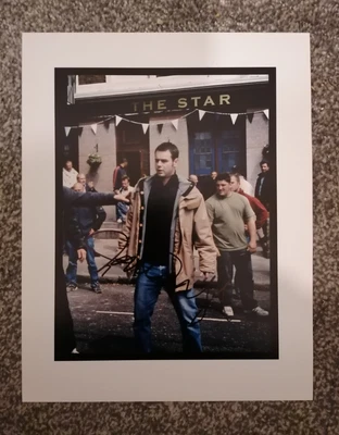 £34.99 • Buy Danny DYER Signed Autograph 11x14 Photo The Football Factory Actor Cult Film