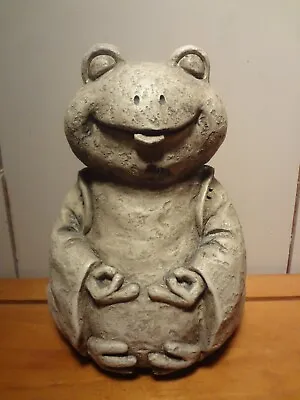 Frog Meditating Garden Statue  (BIN16) • $14.95