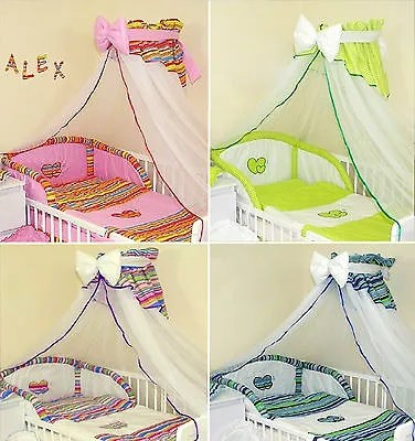  Stunning   Baby Cot / Cotbed Canopy Drape & Holder • £21.99
