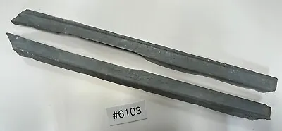 1926 1927 Ford Model T Coupe DRIVER & PASSENGER Door Sill Aluminum Plates #6103 • $23.99