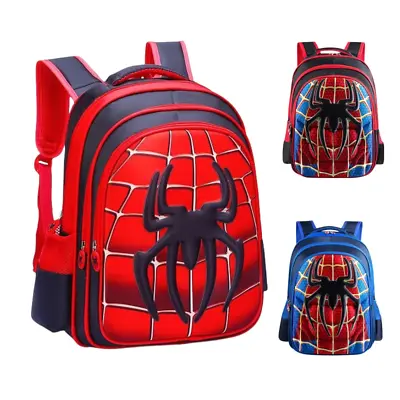 Mochila De Hombre Araña Para Niños Niñas 1 A12 Años Bolsos Escolares Mochilas • $14.86