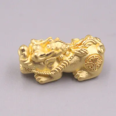 1pcs 999 Pure 24K Yellow Gold Pendant For Women Men Dragon Gold-fish Luck Pixiu • $280.75