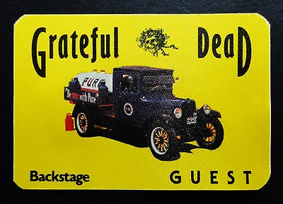 Grateful Dead Backstage Pass 1985 Vintage Pure Milk Truck Classic Car Bertha GD • $249.99