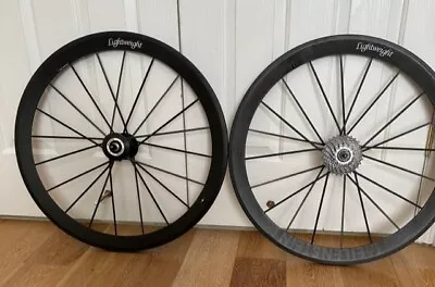 Lightweight Meilenstein C20 Carbon Clincher 700c Wheelset • $1399