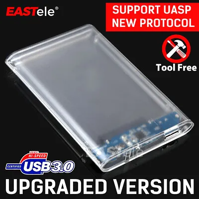 $9.75 • Buy USB 3.0 Hard Drive 2.5  SATA HDD SSD External Slim Enclosure Case EASTele