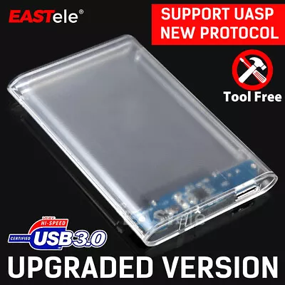 USB 3.0 Hard Drive 2.5  SATA HDD SSD External Slim Enclosure Case EASTele • $9.75