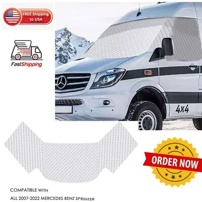 $98.99 • Buy Windshield Cover For Mercedes Benz Sprinter 2007-2022 RV Front Window Cover