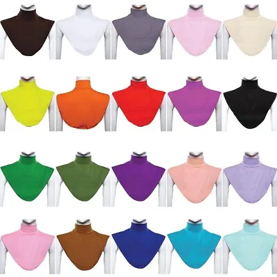 Muslim Women's False Collar Neck Cover Bib Hijab Turtleneck Clothes Accessories • £5.06