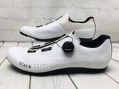 Fizik Tempo Overcurve R4 White/Black Road Cycling Fi'zi:k Shoes Size US 9 EU 42 • $124.99