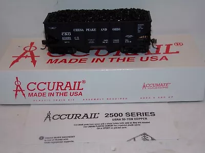 Accurail #2402 USRA 55-ton COAL HOPPER - Chesapeake & Ohio (C&O) #63490 - NEW! • $11.95