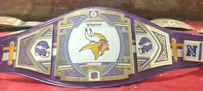 Minnesota Vikings Championship Wrestling Belt American Football Fan 4MM ZINC • $198