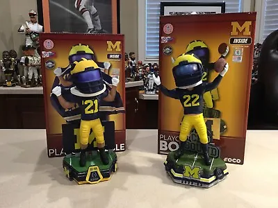 Michigan Wolverines College Football Playoff Bobbleheads • $300