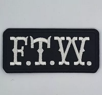 FTW 1pc F@ck The World Harley Davidson Biker Vest Patches Iron Sew On • $8.03