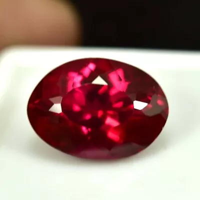 GIE Certified 8.40 Ct Natural Mozambique Red Ruby Oval Cut Top AAA+ Gemstone • $0.99