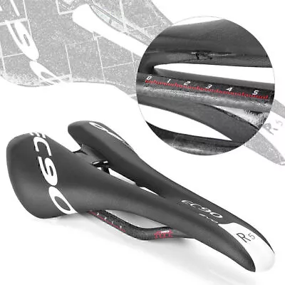 1x MTB Road Bike Bicycle Seat Saddle Carbon Fiber Cycling Cushion Seat Cover Pad • $55.34