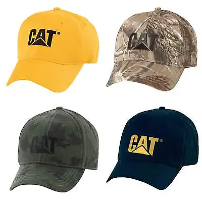 Caterpillar Men's CAT Trademark Logo Cap Adjustable Baseball Cap W01791 • $14.99