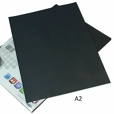 A2 Sheets Craft Card Making Halloween Black Thick Paper Art Scrapbooking Pack UK • £11.15